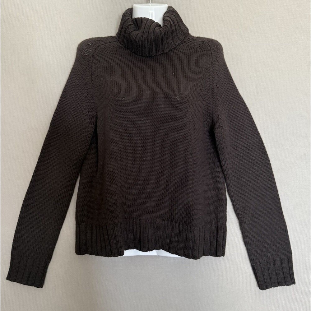 Brooks Brothers Dark Brown Turtleneck Sweater